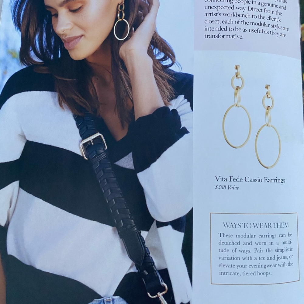 NWT Vita Fede Cassio earrings from curateur
